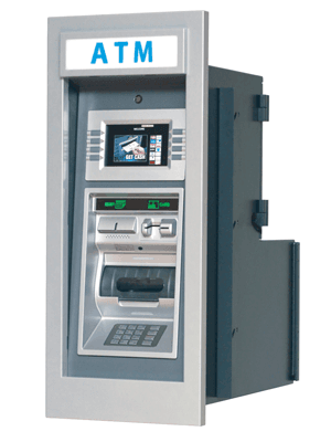 Genmega GT3000 through-the-wall ATM — left side view
